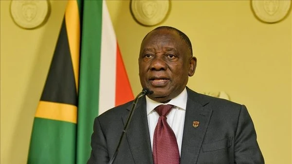 Tổng thống Nam Phi Cyril Ramaphosa. (Ảnh: THX/TTXVN)