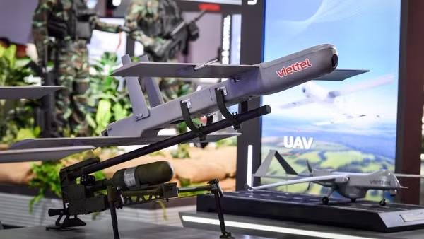 UAV cảm tử VU-C2. (Ảnh: THÀNH ĐẠT)