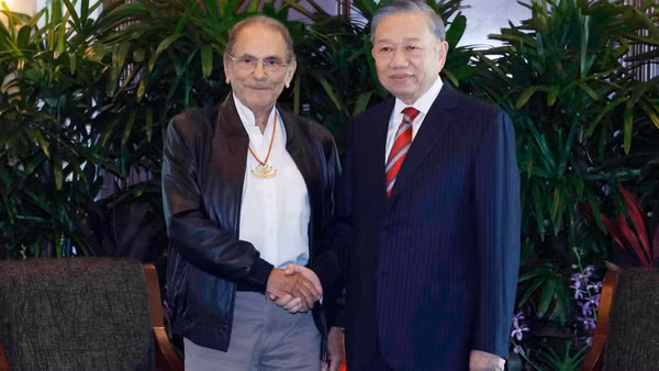 Tổng Bí thư, Chủ tịch nước Tô Lâm gặp Tổng thống Timor-Leste Jose Ramos-Horta. (Ảnh: TTXVN)