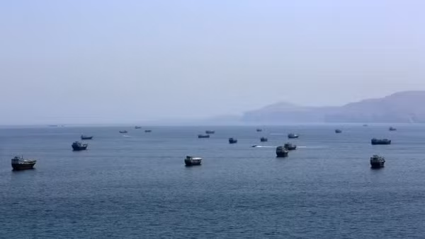 Quang cảnh eo biển Hormuz. (Ảnh: THX/TTXVN)