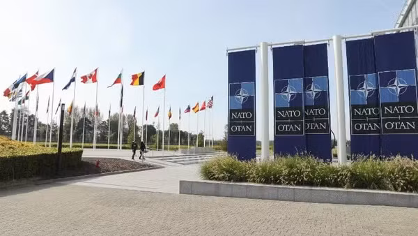 Trụ sở NATO tại Brussels, Bỉ. (Ảnh: THX/TTXVN)