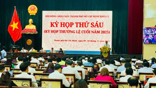 Quang cảnh kỳ họp.
