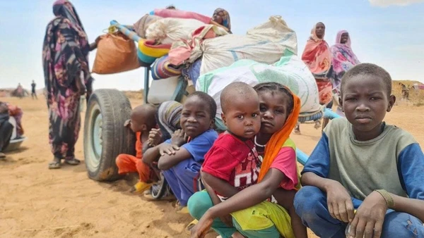 Xung đột khiến nhiều trẻ em ở Sudan phải chạy nạn. (Ảnh: WFP)