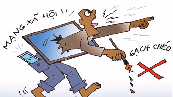 Góc biếm họa: Nói “không” với “rác” mạng