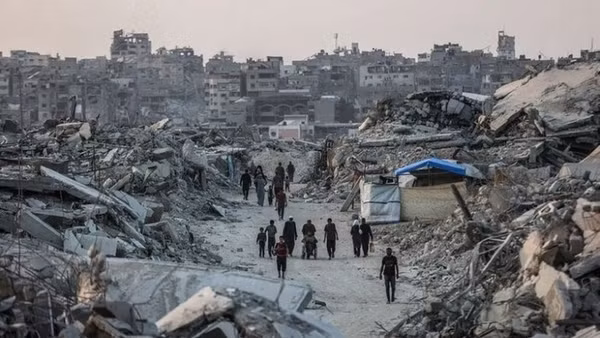 Cảnh đổ nát do xung đột tại Gaza. (Ảnh: IRNA/TTXVN)