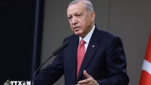 Tổng thống Thổ Nhĩ Kỳ Recep Tayyip Erdogan. (Ảnh: IRNA/TTXVN)