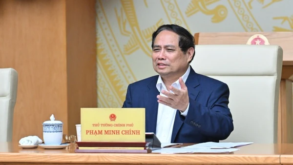 Thủ tướng Chính phủ Phạm Minh Chính. (Ảnh: TRẦN HẢI)