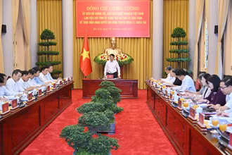 Chủ tịch nước Lương Cường làm việc với Tỉnh ủy Hưng Yên và Tỉnh ủy Thái Bình.