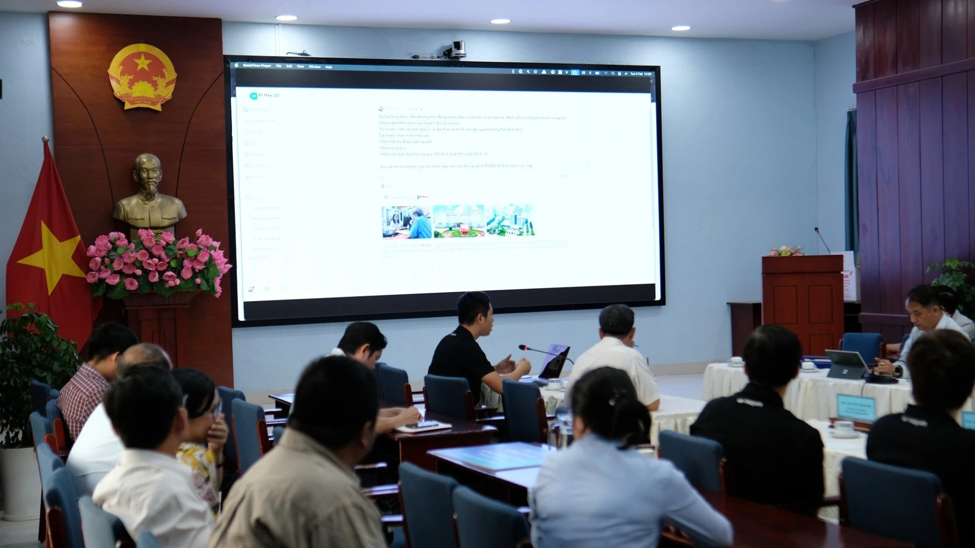 Xã Nhà Bè triển khai trợ lý AI Hay Pro cho cán bộ, công chức