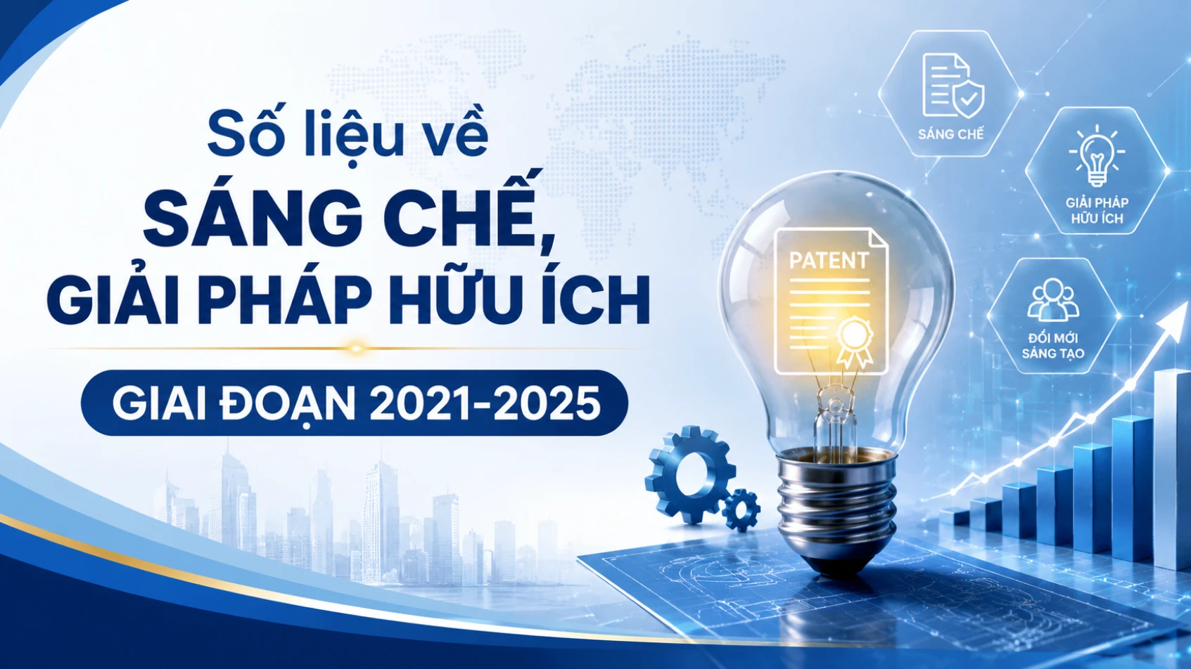Infographic: Số liệu đơn đăng ký sở hữu công nghiệp 2021-2025 và chiến dịch chống xâm phạm