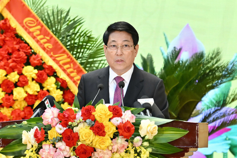 President Luong Cuong talar vid ceremonin. z7163045854194-0de284d07c87814d7b0ef78c7691ff9c.jpg