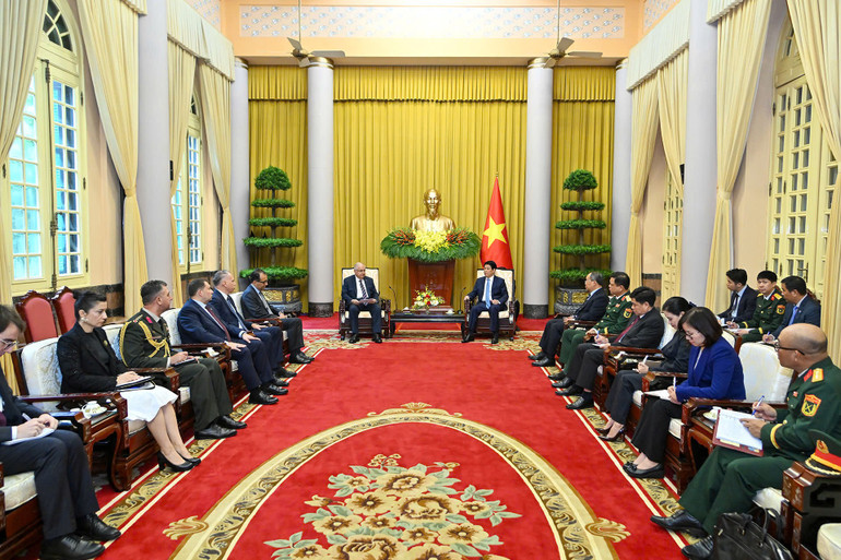 Toàn cảnh buổi tiếp. (Ảnh: Thủy Nguyên) z6999680229102-90b24f69cfbd6f6052833e3ff14da22b.jpg