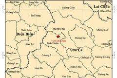 Vị trí xảy ra trận động đất 3,6 độ tại tỉnh Sơn La. (Nguồn: Trung tâm Báo tin và Cảnh báo sóng thần)