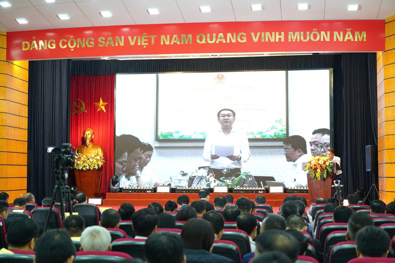 Hội nghị có sự tham dự của các đại biểu tại Hà Nội và 38 điểm cầu trong cả nước. 4.jpg