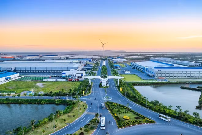 Tổ hợp KCN công nghệ cao Deep C, Hải Phòng. (Ảnh: ÁNH HỒNG)