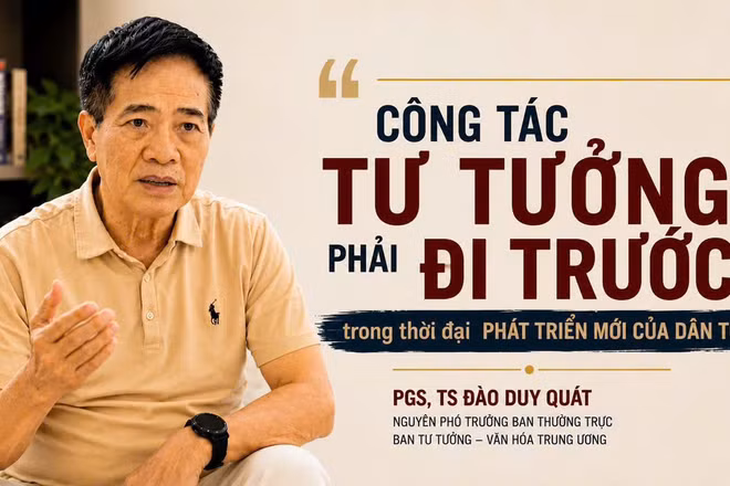 Phó Giáo sư, Tiến sĩ Đào Duy Quát, nguyên Phó Trưởng ban Thường trực Ban Tư tưởng-Văn hóa Trung ương. 