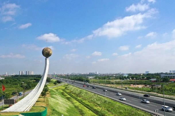 Cao tốc Hà Nội-Hải Phòng. 