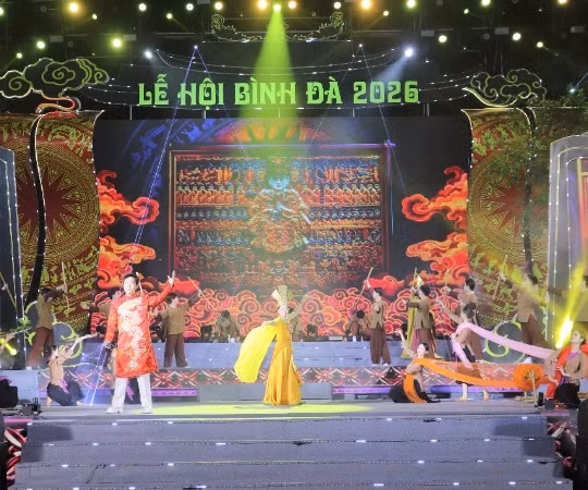 [Video] Ấn tượng Khai mạc Lễ hội Bình Đà 2026