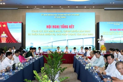 Sở Xây dựng Thành phố Hồ Chí Minh tổ chức Tổng kết công tác năm 2025, triển khai nhiệm vụ và giải pháp năm 2026. (Ảnh: QUÝ HIỀN)