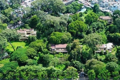 Xây dựng đài tưởng niệm nạn nhân Covid-19 tại Khu đất số 1 Lý Thái Tổ theo kế hoạch chỉnh trang của chính quyền Thành phố Hồ Chí Minh. (Ảnh: QUÝ HIỀN)