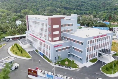 Trung tâm y tế Quân dân y đặc khu Côn Đảo. (Ảnh: NHẬT THÀNH)