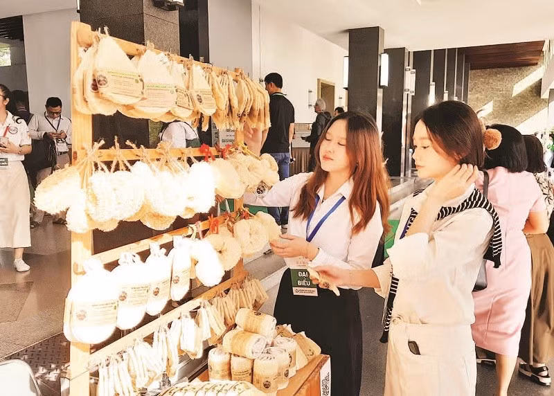 Các doanh nghiệp trưng bày sản phẩm xanh tại Diễn đàn Chuyển đổi xanh Thành phố Hồ Chí Minh và Ngày hội tái chế năm 2025.