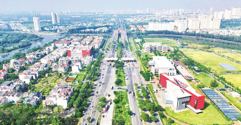 Khu nam Thành phố Hồ Chí Minh. (Ảnh THẾ ANH)