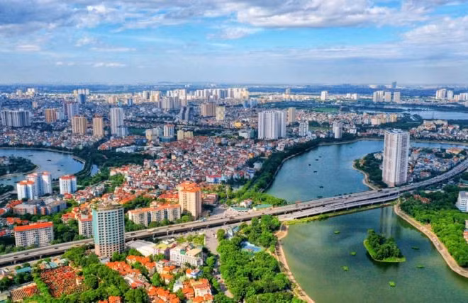 Diện mạo đô thị Thủ đô Hà Nội ngày càng khang trang, hiện đại. (Ảnh: HẢI LINH)
