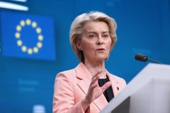 Chủ tịch Ủy ban châu Âu (EC) Ursula von der Leyen. (Ảnh: THX/TTXVN)
