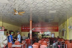 Quán bán bánh canh, nơi xảy ra sự việc.
