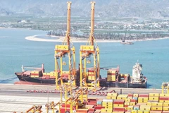 Thành phố Hải Phòng tiếp tục phát huy lợi thế cạnh tranh cảng biển. Trong ảnh: Hoạt động tại cảng Lạch Huyện. (Ảnh ANH QUÂN)