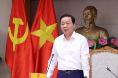 Phó Thủ tướng Trần Hồng Hà phát biểu chỉ đạo. (Ảnh: Văn Điệp/TTXVN)