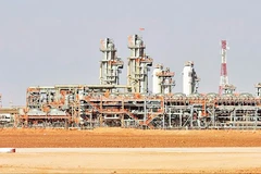 Một cơ sở khai thác khí đốt của Algeria.