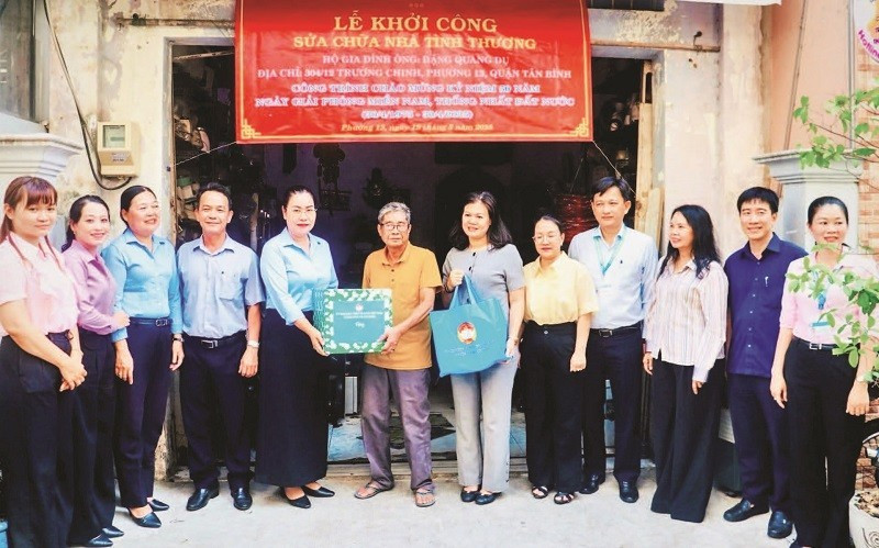 Giai đoạn 2014-2024, Quỹ “Vì người nghèo” trên toàn Thành phố Hồ Chí Minh cũ đã trích hơn 1.940 tỷ đồng hỗ trợ hộ nghèo, hộ cận nghèo có hoàn cảnh đặc biệt khó khăn xây dựng và sửa chữa 10.429 nhà tình thương.