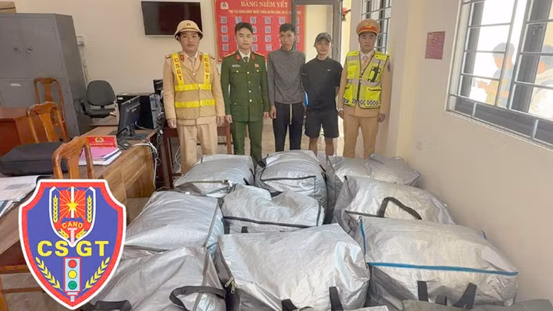 Công an phối hợp với Quản lý thị trường tạm giữ hàng hóa phục vụ xác minh rõ.