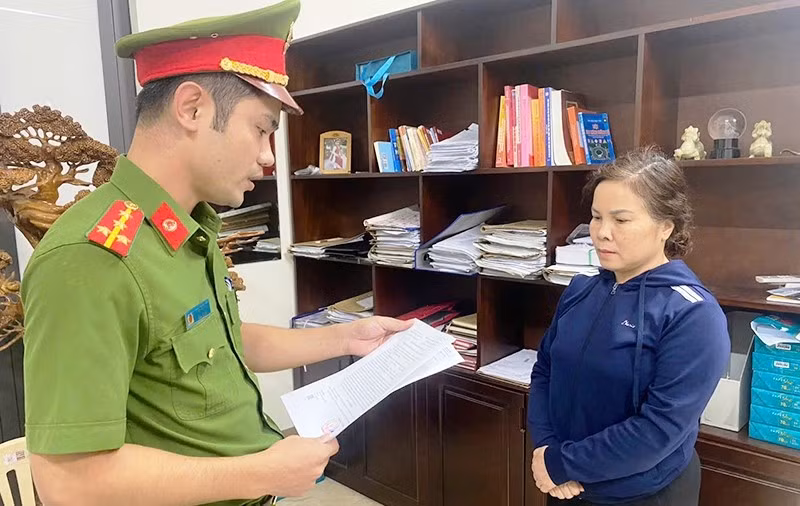 Bị can Lê Thị Thanh Thủy.