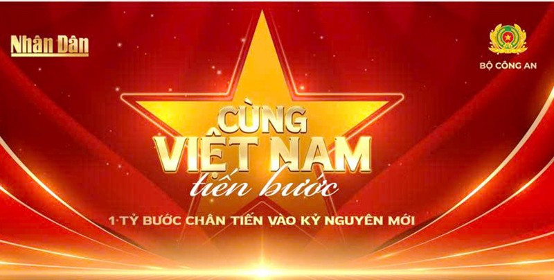 Nhận diện Chương trình "Cùng Việt Nam tiến bước".