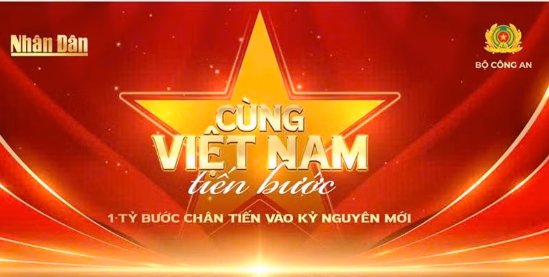 Nhận diện Chương trình "Cùng Việt Nam tiến bước".