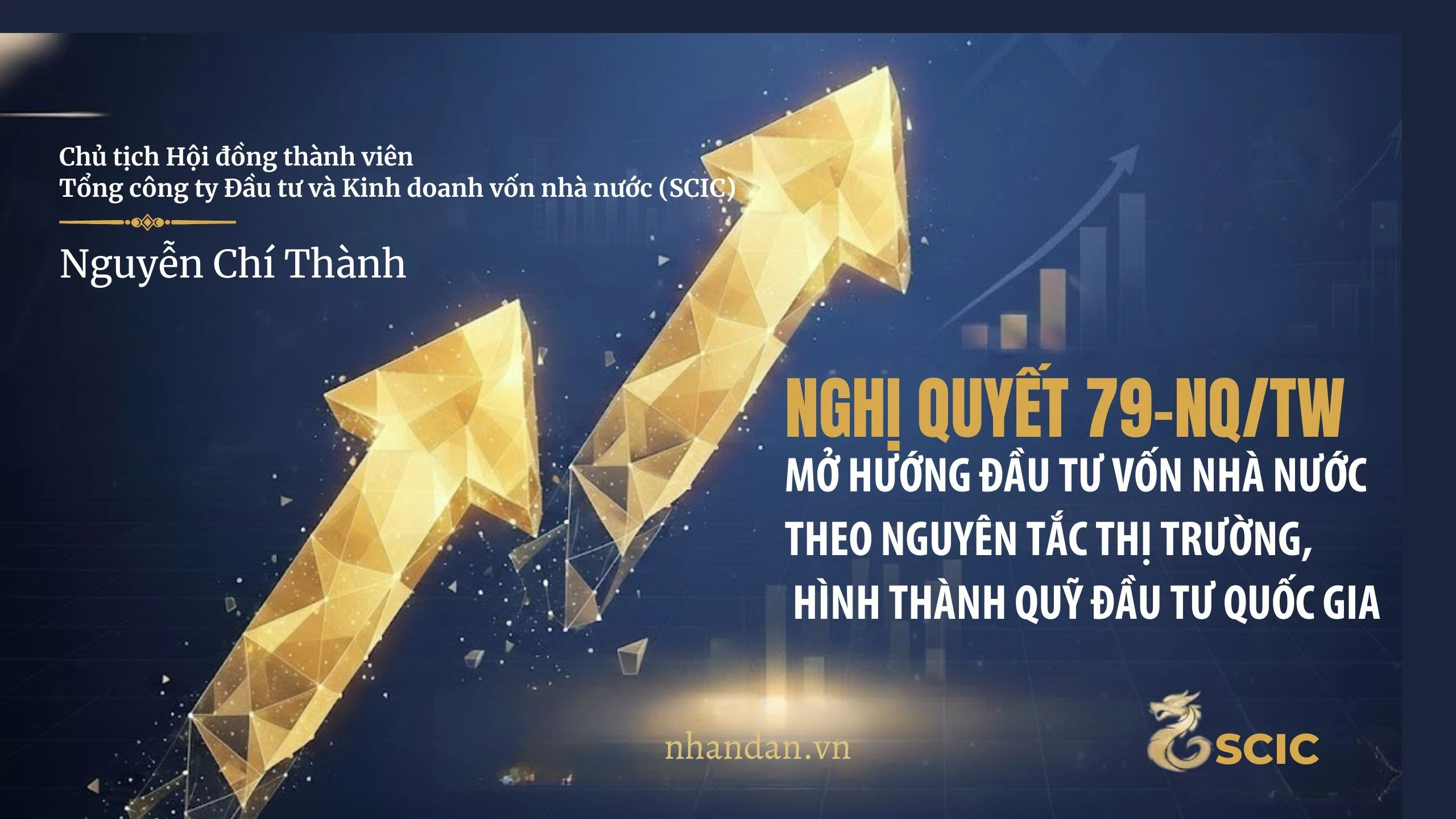 SCIC chuyển mình thành Quỹ đầu tư quốc gia theo Nghị quyết 79-NQ/TW