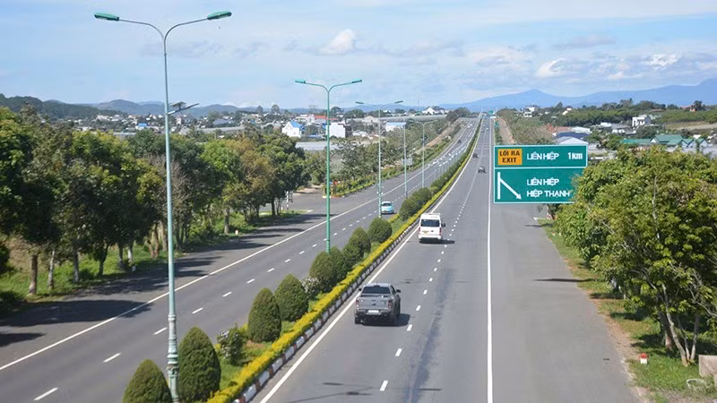 Cao tốc Bảo Lộc-Liên Khương sẽ đấu nối với cao tốc Liên Khương-Prenn hiện nay. 