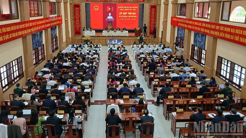 Quang cảnh kỳ họp.