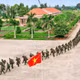 Tiểu đoàn 1 Long An. ra quân huấn luyện.