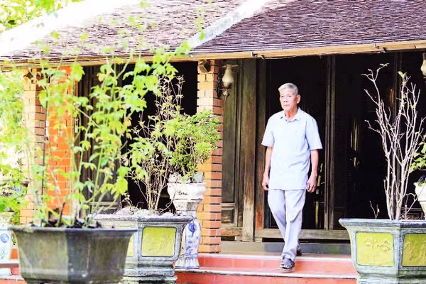 Nhà vườn Xuân Đài ở làng Thủy Biều.