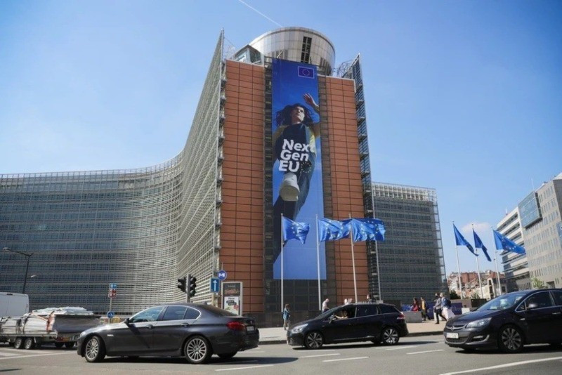 Trụ sở Ủy ban châu Âu ở Brussels, Bỉ. (Ảnh: THX/TTXVN)