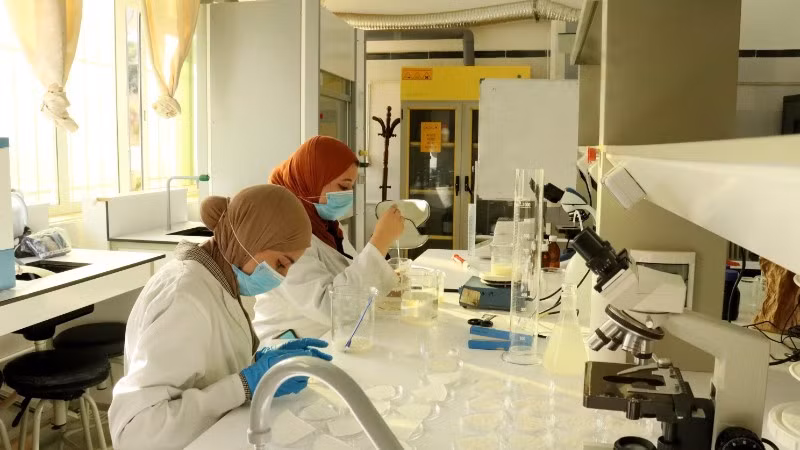 Phòng Thí nghiệm vi sinh hiện đại của Trường đại học Skikda, Algeria. (Ảnh: TTXVN)