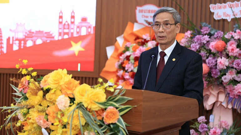 Permanent Vice President of the Vietnam-Germany Friendship Association Nguyen Toan Thang spoke at the workshop. 8e5efd12-5bda-4d34-bfd4-e92e32dad57c-2112.jpg