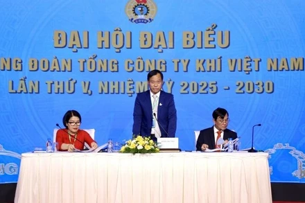 Đoàn Chủ tịch điều hành đại hội.