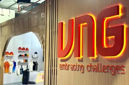 Không gian trưng bày của VNG tại Triển lãm thành tựu đất nước với chủ đề “80 năm hành trình Độc Lập - Tự Do - Hạnh Phúc”.