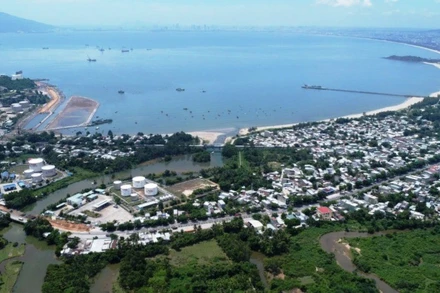 Khu Thương mại tự do Đà Nẵng được xây dựng tại 7 vị trí, trong ảnh là Vị trí 1 (100ha, phường Hòa Hiệp Bắc, quận Liên Chiểu): Khu logistics gắn với cảng có không gian tiếp cận trực tiếp với Cảng Liên Chiều và ga đường sắt Kim Liên. (ẢNH: ANH ĐÀO)