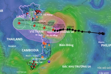 (Ảnh: Hệ thống Giám sát thiên tai Việt Nam)